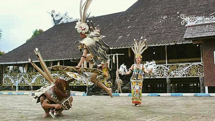 Desa adat di Samarinda.