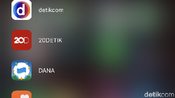 Daftar aplikasi ketika Foto: Adi Fida Rahman/detikINET