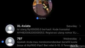 Kini bisa Pin pesan. Foto: Adi Fida Rahman/detikINET