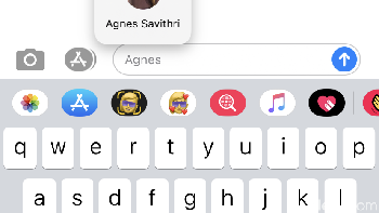 Mention di iMessages. Foto: Adi Fida Rahman/detikINET