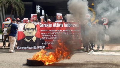 Kejagung Kembali di Demo Kasus Novel Baswedan
