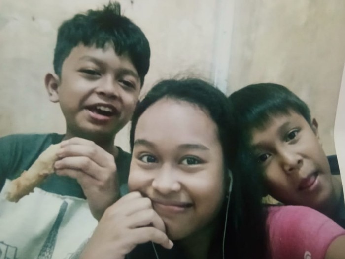 Ketiga anak Rachmat yang hilang di Palembang (dok Istimewa)