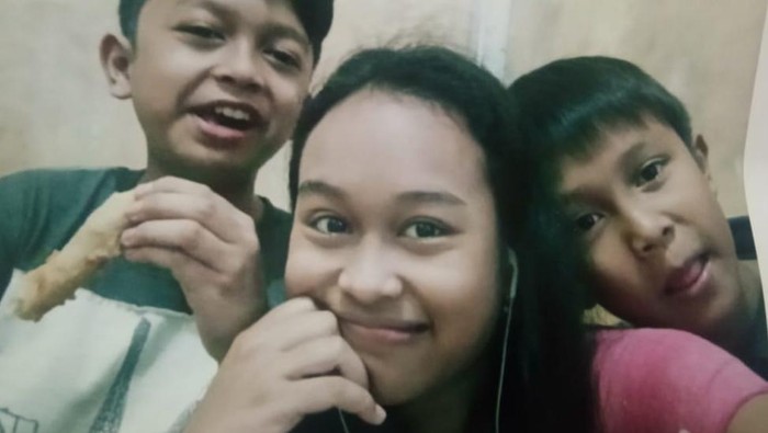 Ketiga anak Rachmat yang hilang di Palembang (dok Istimewa)