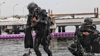 Aksi Kopaska ini merupakan rangkaian dari Latihan Peperangan Laut Khusus 2020.