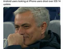 Meme Pengguna Android Tertawakan iOS 14