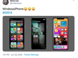 Meme Pengguna Android Tertawakan iOS 14