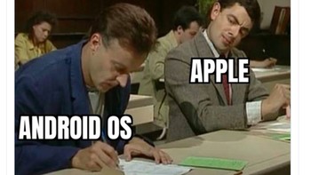 Kata netizen ini, Apple merilis fitur yang sama dengan di Android tiap tahun, tapi namanya dibedakan. Foto: istimewa