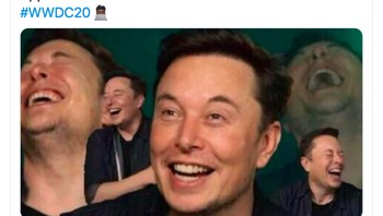 Elon Musk mewakili pengguna Android tertawa karena fitur di iOS 14 sudah begitu lama ada di Android. Misalnya widget, telah ada di Android sejak dirilis tahun 2008. Foto: istimewa