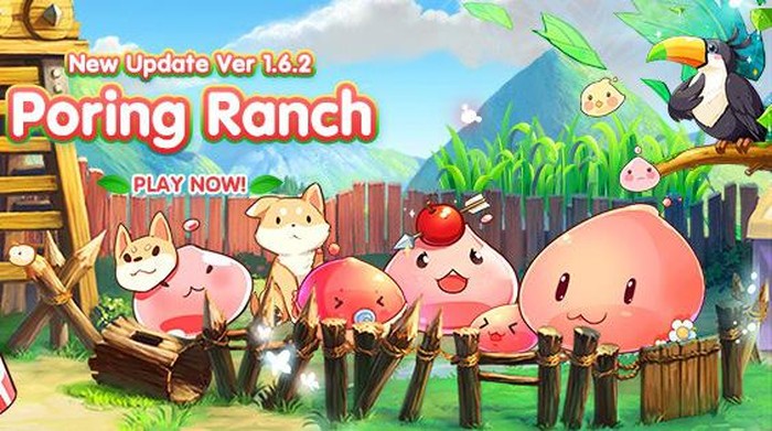 Ragnarok Frontier mendapat update pertamanya yang bernama Poring Ranch.