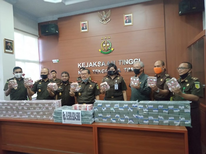 Rilis Kejati NTT Sita Uang Terkait Kredit Macet