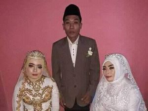 Viral Kisah Pria di Lombok Nikahi 2 Wanita Sekaligus, Mas Kawin Rp 2 Juta