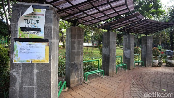PSBB Transisi, Taman Tanjung Masih Ditutup