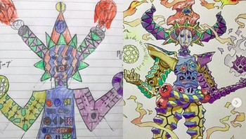 Dalam akun YouTube bernama Thomas Romain, ia membagikan video bagaimana proses pembuatan gambarnya. Foto: Instagram/thomasintokyo