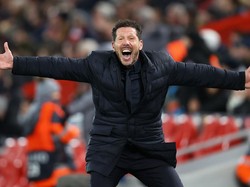 Di nomor pertama ada pelatihnya Atletico Madrid, Diego Simeone. Gaji tahunannya mencapai angka 50,6 juta USD atau setara Rp 731 miliar (Getty Images/Julian Finney)
