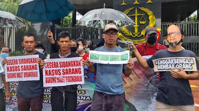 4 Korban Sarang Burung Walet Demo di Kejagung