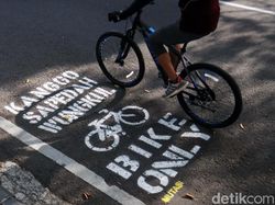 Begini Lho Jalur Sepeda di Pusat Kota Bandung