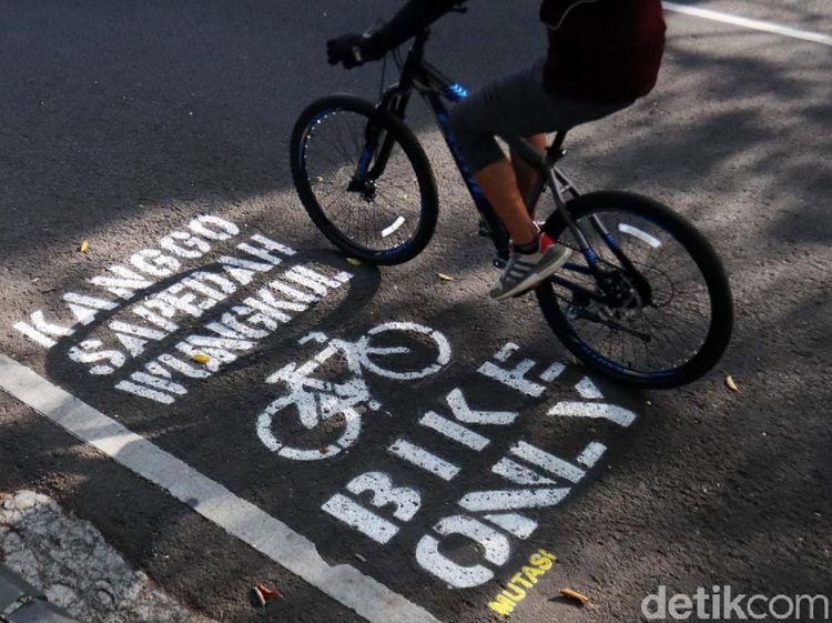 Begini Lho Jalur Sepeda di Pusat Kota Bandung