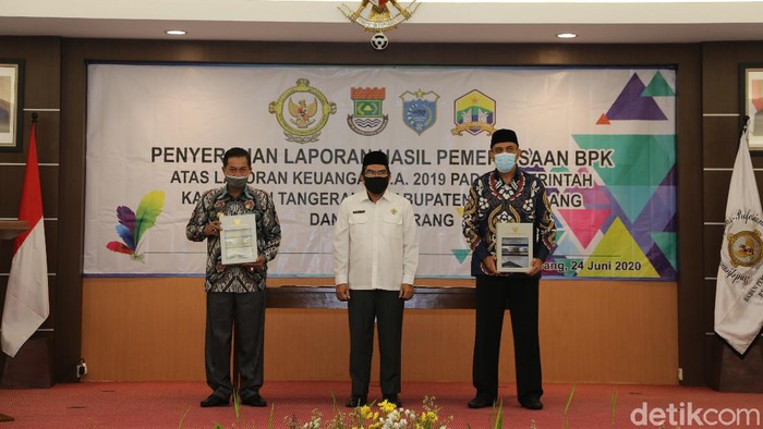 BPK berikan wtp bagi tiga pemda di banten