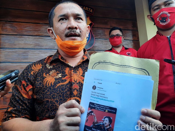DPC PDIP Kota Yogyakarta melaporkan tujuh akun media sosial ke Polda DIY. Ketujuh akun itu diduga melanggar UU ITE dan menyebarkan ujaran kebencian.