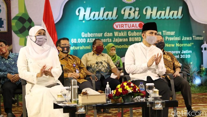 Gubernur Khofifah dan Wagub Emil