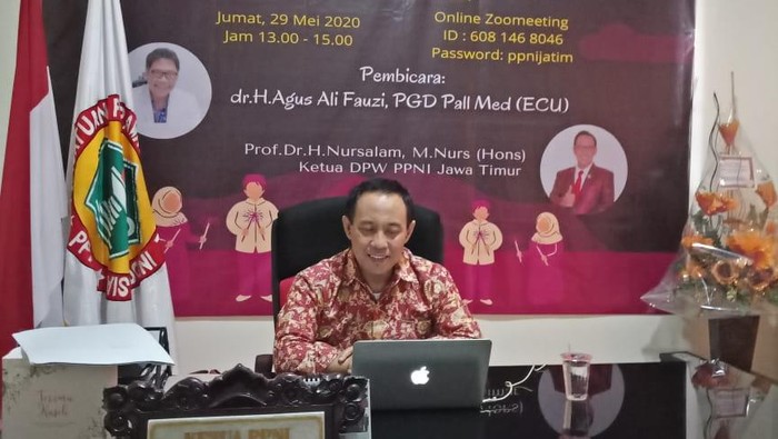 Ketua DPW Persatuan Perawat Nasional Indonesia (PPNI) Jatim, Prof Nursalam