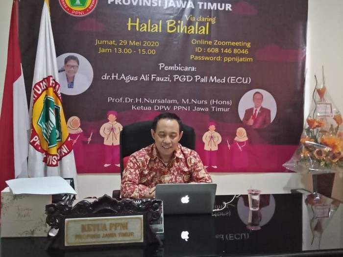 Ketua DPW Persatuan Perawat Nasional Indonesia (PPNI) Jatim, Prof Nursalam