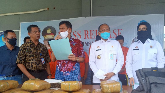 Koferensi pers BNN Bengkulu (Hery-detikcom)