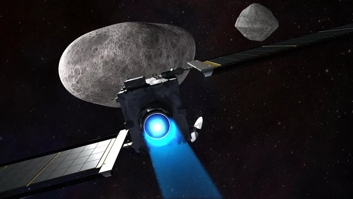 Seperti film Hollywood tapi ini nyata. NASA akan mengirim pesawat ruang angkasa untuk menabrak bulan asteroid. Bulan yang jadi sasaran itu dinamakan Dimorphos,