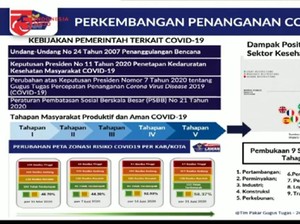 Gugus Tugas: Hampir 60% Daerah di Indonesia Risikonya Rendah COVID-19