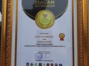 Piagam Mendagri untuk Kota Salatiga Ternyata Sempat Typo Salahtiga