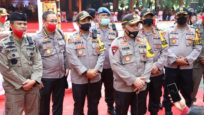 Polda Jatim Gelar Napak Tilas di Bumi Majapahit