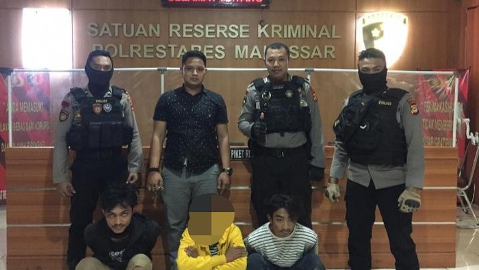 Polisi amankan 3 orang yang hendak menyerang warga di Makssar