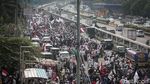 Potret Aksi Demo PA 212 di Depan DPR