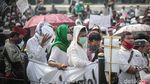 Potret Aksi Demo PA 212 di Depan DPR
