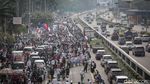 Potret Aksi Demo PA 212 di Depan DPR