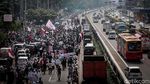 Potret Aksi Demo PA 212 di Depan DPR