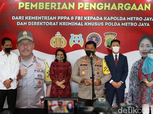 Ungkap Kasus Russ Medlin, Polda Metro Dapat Apresiasi Menteri PPPA-FBI