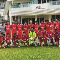 Alvy Xavier juga hobi olahraga sepak bola. Dikutip lewat akun Instagramnya, Alvy tampak mengunggah dirinya saat bersama klub sepak bolanya. Foto: instagram @alvy_xavier.