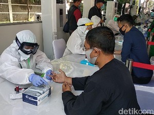 BIN Rapid Test 92 Warga Bandung, 1 Orang Reaktif