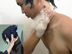 Kocak! Gaya Keramas Seniman Ini Tiru Gaya Rambut Anime