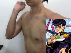 Kocak! Gaya Keramas Seniman Ini Tiru Gaya Rambut Anime