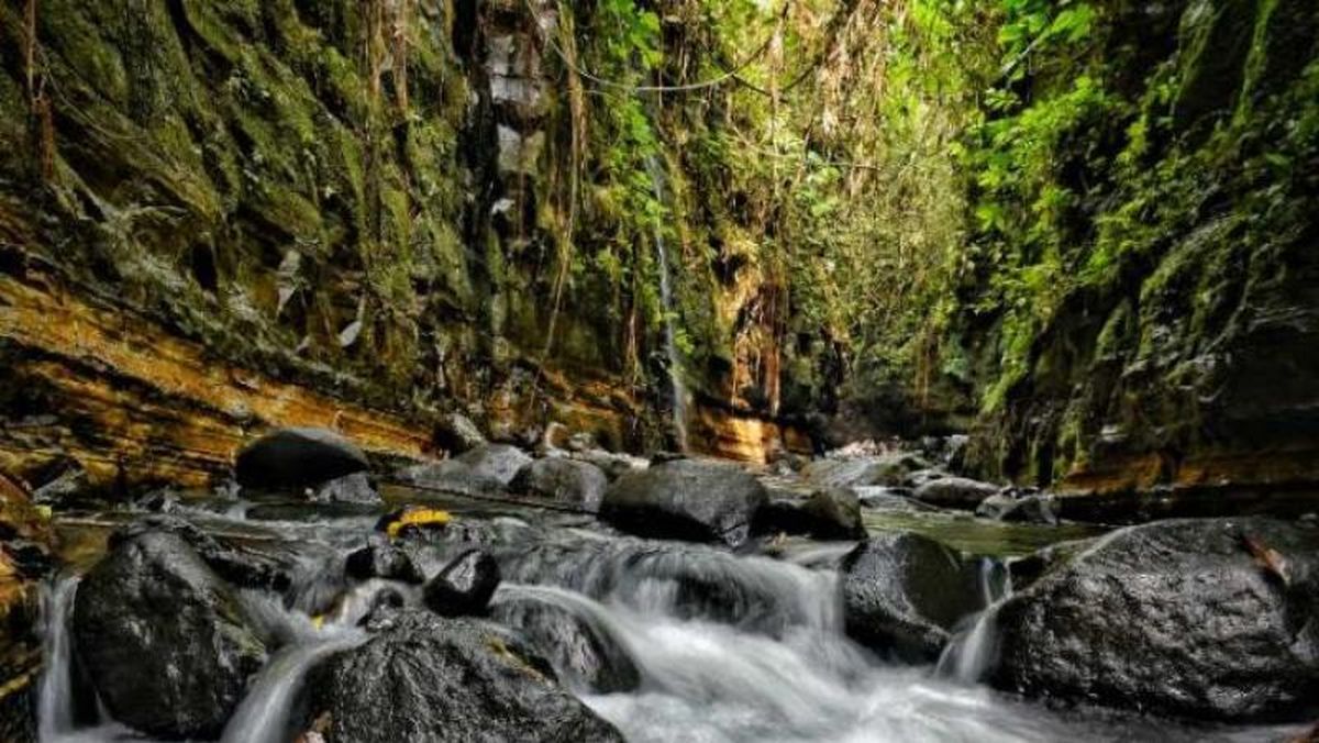 Curug Putri Carita Little Grand Canyon dari Banten