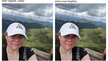 James pun terkadang tidak mau mengedit sebuah foto. Dia selalu memberikan alasan yang menyentuh. Foto: James Fridman