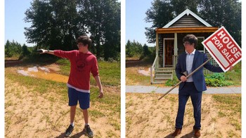 Diwujudkan jadi agent property. Foto: James Fridman