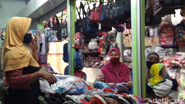 Gugus Tugas bersama Forkompimda Boyolali memantau kondisi pasar tradisional, Kamis (25/6/2020).