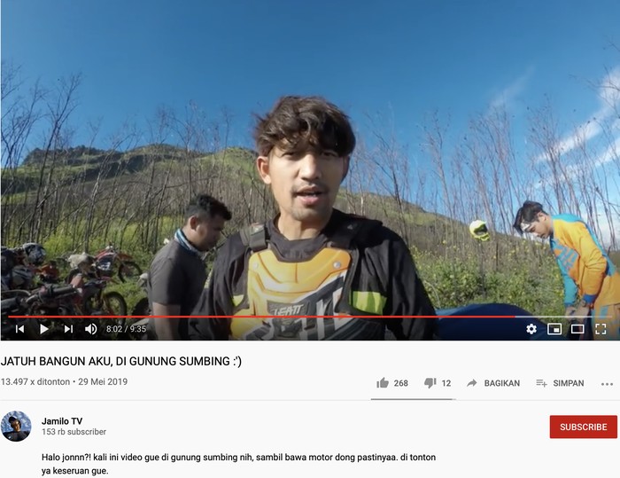 Ibnu Jamil dan Darius Sinathrya juga Pernah Trabas di Gunung Sumbing