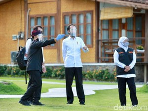 Saat Jokowi Nikmati Sore di Banyuwangi