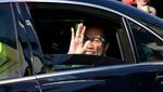 Jokowi Pakai Face Shield Saat Blusukan di Banyuwangi