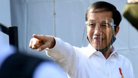 Presiden Joko Widodo (Jokowi) mengunjungi pasar pelayanan publik di Pasar Rogojampi, Banyuwangi, Jawa Timur, Kamis (25/6/2020). Istimewa/Dok. Biro Pers, Media, dan Informasi Sekretariat Presiden.