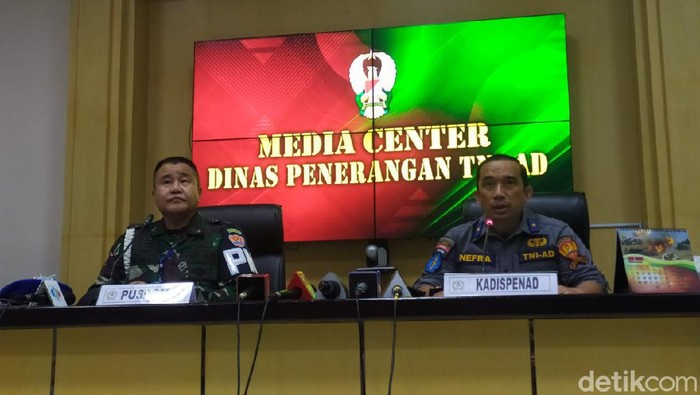 Jumpa pers kasus penusukan Serda Saputra
